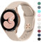 Oumida Correa para Samsung Galaxy Watch 5 40mm 44mm/Watch 5 Pro 45mm/Galaxy Watch 4 44mm 40mm/Galaxy Watch 4 Classic 46mm 42mm, 20mm Pulsera de Repuesto de Silicona para Samsung Galaxy Watch Active 2