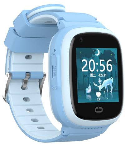 havit KW11 3,56 cm (1,4 Zoll) IPS Numérique 240 x 240 Pixel Écran taktile 4G Bleu WiFi GPS (Satellit)