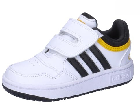 adidas Unisex Kids Hoops Shoes, Cloud White/core Black/Supplier Colour, 7 UK Child