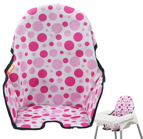 Sitzbezüge Kissen Kompatibel Für Ikea Hochstuhl, Waschbar Faltbarer Baby Hochstuhl Bezug Kinder Hochstuhl Sitzkissen Komfortabel Sitz Covers Stuhlkissen