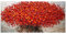 XIUWOUG Handgemalte Leinwand Bilder,Abstrakte Wandkunst Bild Texturiert Schöne rot Blumen Artwork | Gemälde Handgemalt | Acrylgemälde Wohnzimmer Schlafzimmer,80x40cm(With frame)