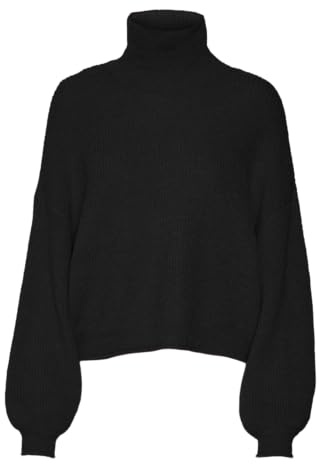 Vero Moda Tall Damen Vmyvonne Ls Rollneck Blou Noos TLL Pullover (1er Pack)