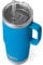 YETI Rambler 25 oz Tumbler with Handle and Straw Lid, Travel Mug Water Tumbler, Vacuum Insulated Cup with Handle, Stainless Steel, Big Wave Blue