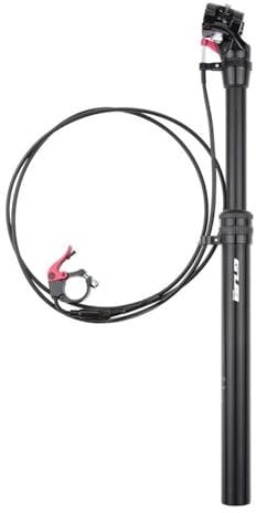 YIWENG Reggisella telescopico per bicicletta da montagna Reggisella con sospensione regolabile con telecomando da 27,2 mm