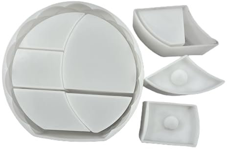 Molde de resina 3D de luna y sol, caja de Storgae, moldes de silicona, recipiente de cristal epoxi para hacer joyas, decoración del hogar, caja de almacenamiento
