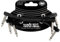 Ernie Ball Flex Patch Cable 3in - Black - 3 Pack