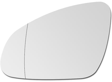 SENZEAL Spiegelglas Ersatz für Opel Astra J 2009-2015 Außenspiegel Glas Fahrerseite mit Trägerplatte Ersatzspiegelglas Beheizbar 1428451(Links)