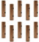 FSLiving 10-Pack Wooden Art Cord Adjuster Brown Color Cable Management Accessories for Pendant Light PJ0745-04