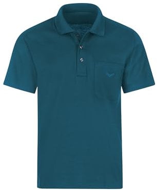 trigema Herren Polo-Shirt mit Brusttasche