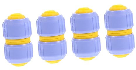 ibasenice Connecteurs De Tuyaux D'arrosage Rapides 4 Pièces pour Jardin Extension 4/7 Pouces Plastique Solide Étanche Raccord Double Bidirectionnel