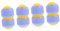 ibasenice Raccords De Tuyau Darrosage 4 Pièces Adaptateurs pour Tuyaux Darrosage Joints De Conduite Deau