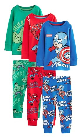 NEXT Jungen 3er-Pack Snuggle Schlafanzüge
