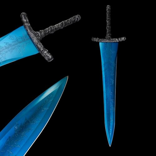 LQSMX sword Elden Ring Schwert，Klinge aus handgeschmiedetem Stahl，Dark Moon Greatsword/Moonveil/Rivers of Blood/Bloodhound's Fang/Malenia's Blade of Miquella