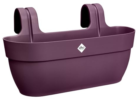 elho Vibia Campana Easy Hanger Large Pflanztöpfe - Ahorn Lila | L 24.1 x B 46 x H 26.5 cm | Für den Außenbereich geeignet