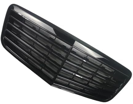 Doppelsteg Grill Glanz Schwarz Für Benz W211 2006-2009 Facelift Bodykits Tuning FRONTSCHÜRZE LUFTEINLASS GRILL Kühlergrill für die vordere Stoßstange