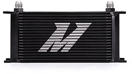 Mishimoto - MMOC-19BK Universal 19 Row Oil Cooler, Black