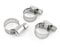 Sourcingmap 3pcs Stainless Steel 8-14mm Hose Pipe Clamps Clips Fastener