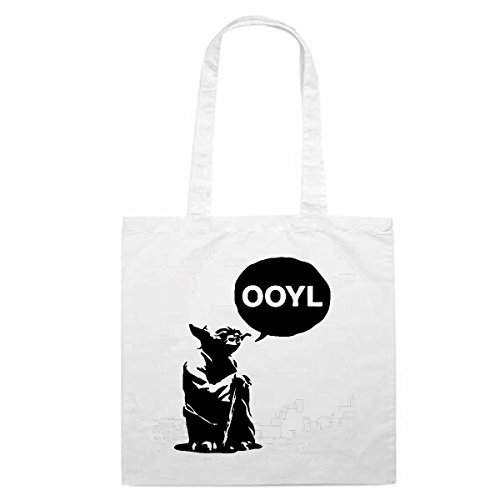 Reifen-Markt Tasche Umhängetasche 3183 Yolo Yoda Swag Star Wars Skywalker You Only Live Einkaufstasche Schulbeutel Turnbeut