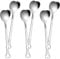 5.6'' Set of 6 Heart Spoons, Heart Shaped Spoons Stainless Steel – Cute Spoon and Functional for Hot Cocoa Bars, Tea Bags, or Cocktail Mixing – Easy to Clean and Spill-Free Use