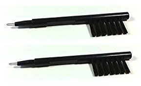 CareforYou® Hearing Aid Cleaning Brush with Wax Loop & Magnet for Battery Insertion and Wax Cleaning Loop Pack of 2
