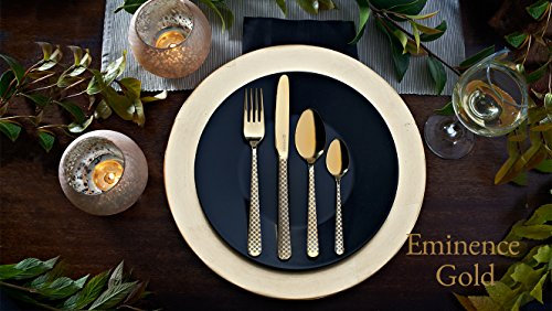 Viners High Fashion Eminence Gold 16 Piece Cutlery Set Gift Boxed