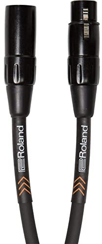 Cable de micrófono balanceado de la serie Black de Roland de 3 m de longitud - RMC-B10