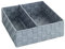 WENKO Küchenorganizer Adria Grau L - mit variabler Trennwand, Polypropylen, 26 x 9 x 26 cm, Grau, 9 x 26 x 26 cm