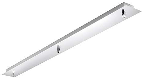 Ideal Lux 122861 Cup Deckenschiene für 3 Pendel Deckenbaldachin Zubehör Chrom