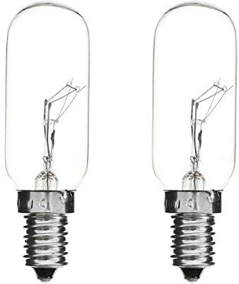 Masterpart E14 Clear Lamp Tubular 40w SES Cooker Hood Extractor Light Bulbs Pack of 2