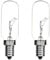 Masterpart E14 Clear Lamp Tubular 40w SES Cooker Hood Extractor Light Bulbs Pack of 2