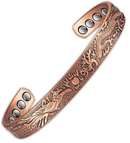 My Pet Elephant Armband aus reinem Kupfer, Öffnung im Clan-Stil, rotes Kupferarmband, größenverstellbar
