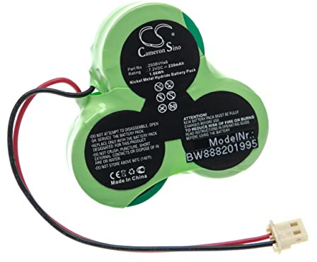 vhbw Akku Ersatz für Cobra 250BVHx6 | für Alarmanlage Alarmsystem (230 mAh, 7,2 V, NiMH)