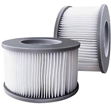 WuYan Ersatzfilter 2 Stück für MSPA FD2089, Filter für Whirlpool, Kartuschenpumpe für heiße U-Boote und Spa,Wasserfilter Modell ab 2020
