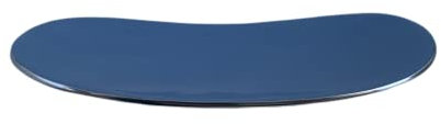 Centro de Mesa, Bandeja decorativa, Bandeja para Joyas, Bandeja Ovalada Llaves. Color azul y plateado - 35 x 17,5 cm