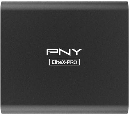 PNY CS2260 EliteX-Pro USB 3.2 Gen 2x2 External Portable SSD 2TB, jusqu'à 1,600 MB/s de Vitesse de Lecture, 1,500 MB/s de Vitesse d'écriture Noir
