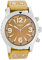 Oozoo Herrenuhr mit Nieten Lederband 45 MM Sand/Sand C6110