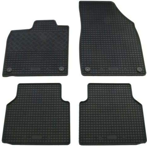 AD Tuning RI905298 Gummifußmatten Set, 4-teilig, Gummi Fußmatten