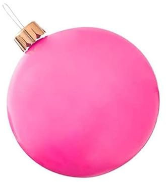 Weihnachtskugel, nahtlos, übergroße Ornamente, Weihnachtsdekoration, Atmosphäre, Ornamente für den Innen- und Außenbereich, 05, USA, 65 cm