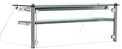 GGM Gastro | GAWVE80 | Glasaufsatz mit 1 Ablage - 800mm