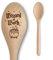 Harry le Magicien Cadeau de pâtisserie – Baguette cuillère en bois – Inscription gravée – Cadeau de cuisine pour homme et femme – Article non officiel de fan (Magicien au travail)