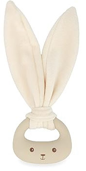 KALOO - Lapinoo - Beißring für Babys - Cremefarben - Hasen-Ring - PVC-Frei BPA-Frei - Zwei Strukturen - Babyausstattung - Ab Geburt, K218010