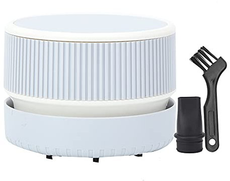 Starker Saug-Mini-Staubsauger Zum Reinigen von Staub, Papierschrott, Nägeln, Staubreiniger, Spiralventilator, Starke Saugdüse für Feine Partikel (Tischstaubsauger)