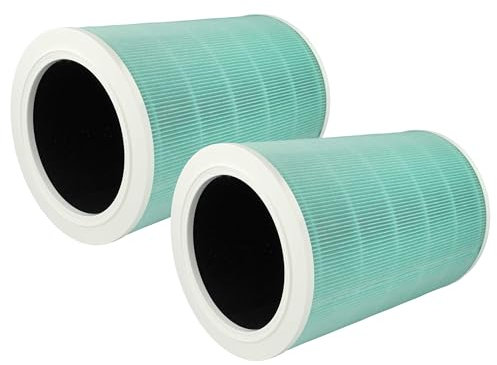 vhbw 2X Luftilter kompatibel mit Xiaomi Mi Air Purifier 3, Mi Air Purifier 2S Luftreiniger - Kombifilter HEPA (HEPA) + Aktivkohle