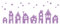Wandtattoo HÄUSER Wandsticker Stadt Dekoration Illustration Haus Silhouetten Wandaufkleber Sterne Wandtattoos Bilder diy Wand