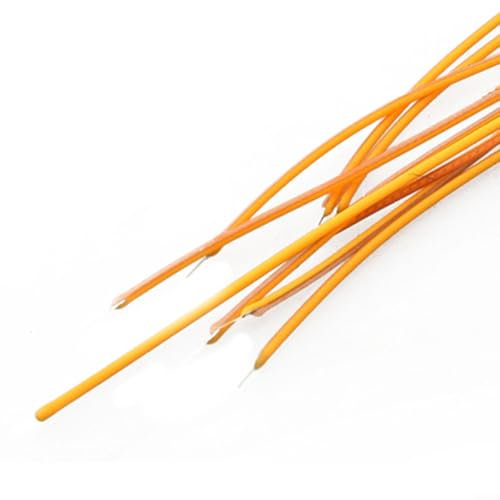 for FACULX DIY Pack of 10 LED Flexible Filament, LED bulb Filament, 3V, Flexible Filament, 2200K Bulbs, LED Diodes, Flexible Filament Lamp Parts, LED Diode Bulbs Filament (300mm)