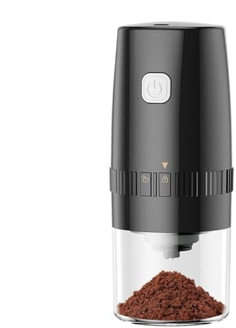 Molinillo de café eléctrico | Molinillo de grano de nuez - Molinillo de café de viaje recargable, molinillo de café portátil para viajes y camping