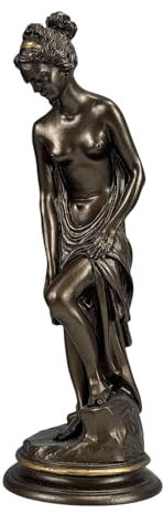 Helen of Troy-Sparta griechische weibliche handgefertigte Statue, Skulptur, Bronzefarbe