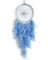 Traumfänger Mädchen Handgefertigt Dream Catcher Feder Dreamcatcher Wandbehang Gewebte im Böhmischen Stil Bastelset für Schlafzimmer Wohnzimmer(Blau)