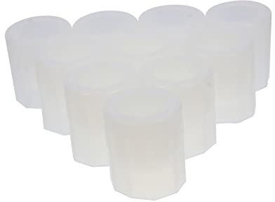 LIFKOME Silicone Shot Glass Molds 10pcs Glass Shape Ice Cube Molds for Bars Restaurants