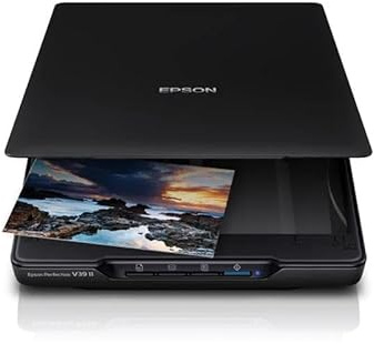 Flachformat-Scanner 4800 DPI, USB-Anschluss, ideal zum Scannen von Fotos und Dokumenten